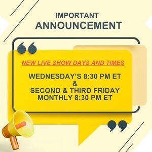 001 Quick List/Live Show Listing!